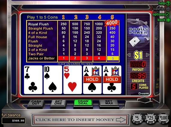 Poker 4 of a kind