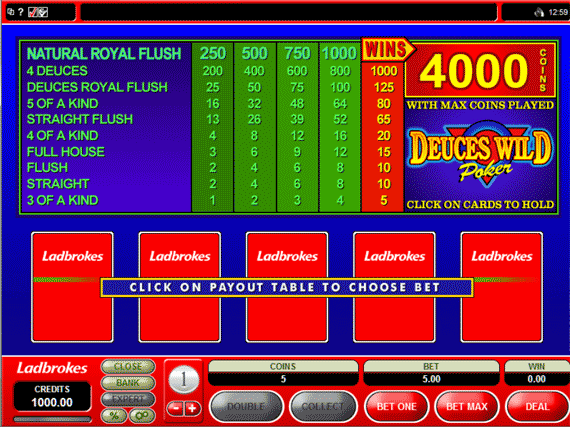 Ladbrokes Deuces Wild