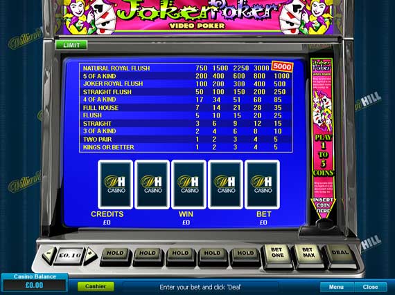 William Hill Joker Poker